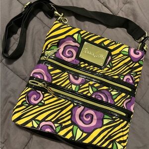 Betsey Johnson Colored Floral Crossbody Bag